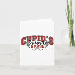 Cupids Lieblingskrankenschwester Valentinstag Karte