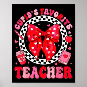 Cupids Lieblingslehrer Studentin Coquette Bogen Va Poster