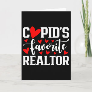 Cupids Lieblingsmakler Süßes Herz Valentinstag Da Karte