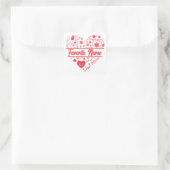 Cupids Lieblingsschwester Quadratischer Aufkleber (Tasche)