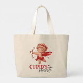 Cupids Lieblingstag Jumbo Stoffbeutel (Rückseite)