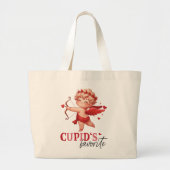 Cupids Lieblingstag Jumbo Stoffbeutel (Vorne)