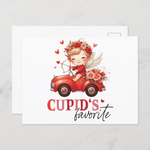 Cupids Lieblingstag Postkarte