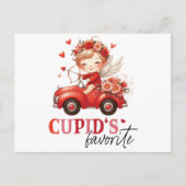 Cupids Lieblingstag Postkarte (Vorderseite)