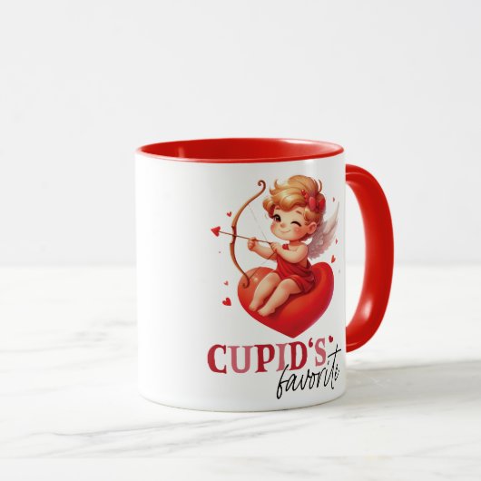 Cupids Lieblingstag Tasse (VorderseiteRechts)