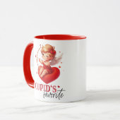 Cupids Lieblingstag Tasse (Vorderseite Links)