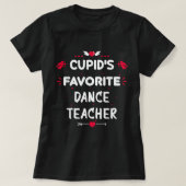 Cupids Lieblingstanzlehrer Valentinstag Gif T-Shirt (Design vorne)
