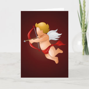 Cupids und seine Arme Feiertagskarte