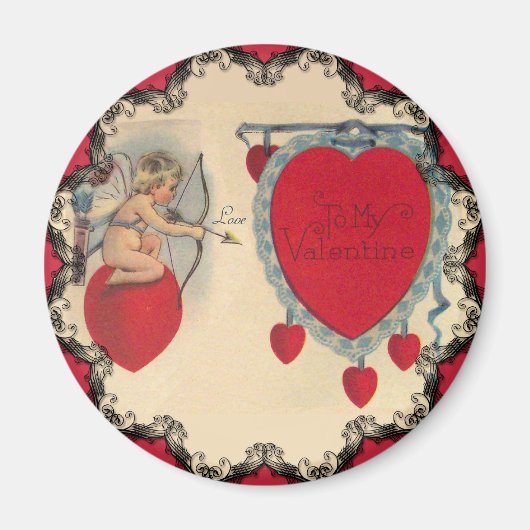 Cupids Valentine Message Magnet (Vorne)