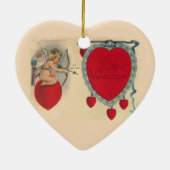 Cupids Valentine Message Ornament (Hinten)