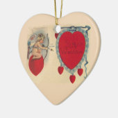 Cupids Valentine Message Ornament (Links)