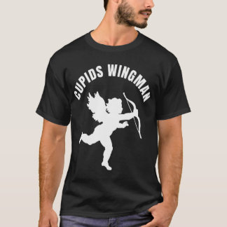 Cupids Wingman Funny Valentinstag Cupid Shirt