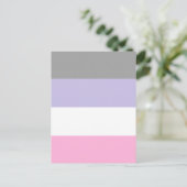 Cupioromantic Pride Flag Postkarte (Stehend Vorderseite)