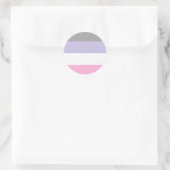 Cupiosexual Pride Flag Runder Aufkleber (Tasche)