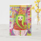 CupKate Mütter-Tageskarte Karte (Gelbe Blume)