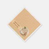 CupKuchen und Punkte Serviette (Ecke)