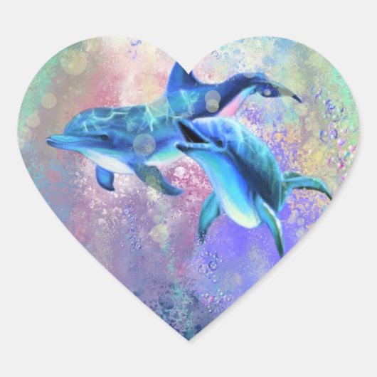 Cuple Dolphin Sticker (Vorderseite)