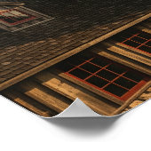 Cupola, traditioneller Rotziegel Poster (Ecke)