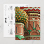 Cupolas 2012 Kalender Postkarte (Vorne/Hinten)