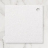 Cupoodle Wood Art Briefmarke Geschenkanhänger (Rückseite)