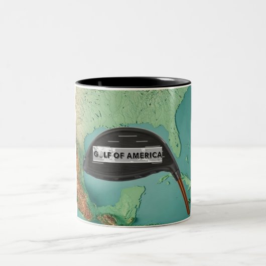 Cuppa Golf of America Zweifarbige Tasse (Mittel)