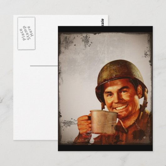 Cuppa Joe Postkarte (Vorne/Hinten)