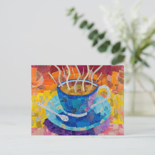Cuppa Postkarte (Stehend Vorderseite)