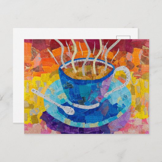 Cuppa Postkarte (Vorne/Hinten)