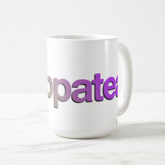 #cuppatea Modern Tee Tasse (VorderseiteRechts)