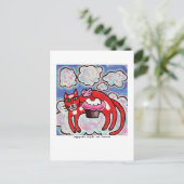 Cuppycake Angel Postkarte (Stehend Vorderseite)