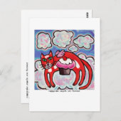 Cuppycake Angel Postkarte (Vorne/Hinten)