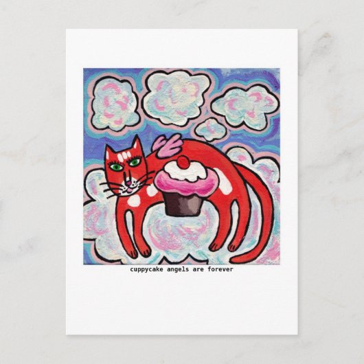 Cuppycake Angel Postkarte (Vorderseite)