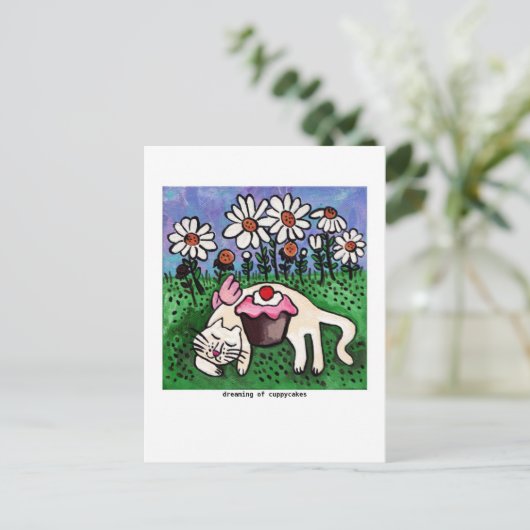 Cuppycake Dreams Postkarte (Stehend Vorderseite)