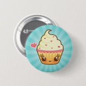 CuppyCakes Herz-Button Button (Vorne & Hinten)