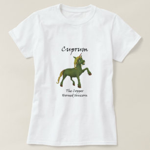 Cuprum das T-Shirt-Shirt mit Kupfer-Horn T-Shirt