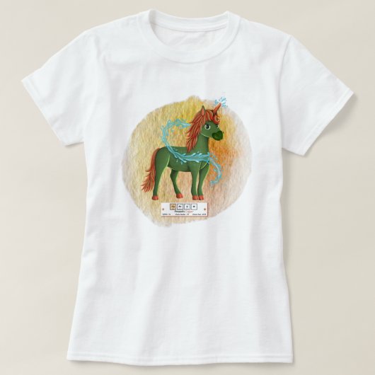 Cuprum der Kupferelementar T-Shirt (Design vorne)