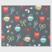 Cups Bugs Mistletoe und Brandzweige Geschenkpapier (Flach)