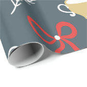 Cups Bugs Mistletoe und Brandzweige Geschenkpapier (Rolleneckpunkt)