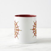 Cups der ersten Nationen schenken Native Art Trave Tasse (Zentrum)