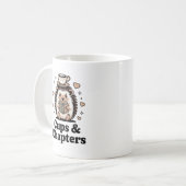 Cups & Kapitel Warmer Igel Herbst gemütlich Kaffeetasse (Vorderseite Links)