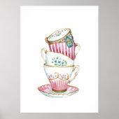 Cups Küchenkunst Poster (Vorne)