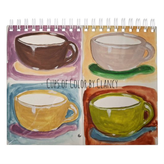 Cups Of Color by Clancy Calendar Kalender (Titelbild)