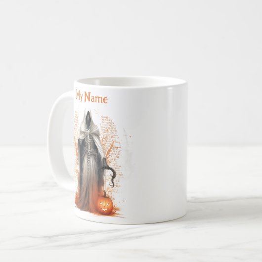 Cups: Personalisierter Cup zu Halloween Kaffeetasse (Vorderseite Links)