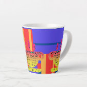 CUPS + Primärfarben Latte Tasse (Rechte Ecke)