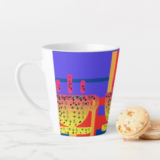 CUPS + Primärfarben Latte Tasse (Beispiel)