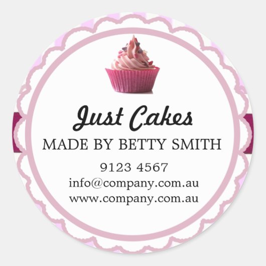 Cups Runder Aufkleber (Vorderseite)