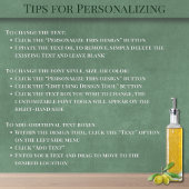 Cups & Spoons Mess Chart Garden Küche Fliese