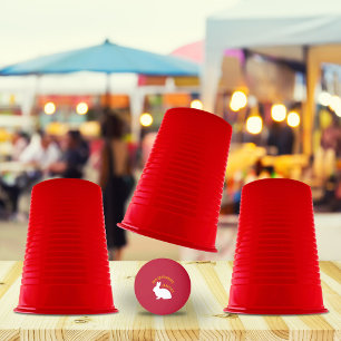 Cups und Ball Trick Custom Rabbit Ping Pong Ball Tischtennisball