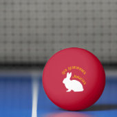 Cups und Ball Trick Custom Rabbit Ping Pong Ball Tischtennisball (Netto)