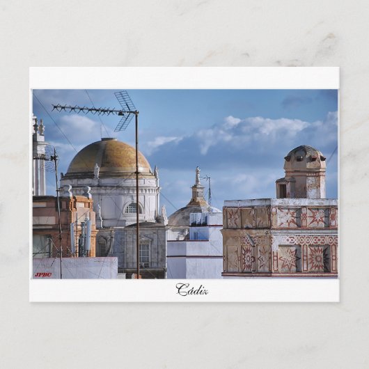 Cupulas de Cádiz Postkarte (Vorderseite)